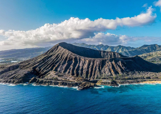 bluehawaiian full maui helicopter tour slide diamond head