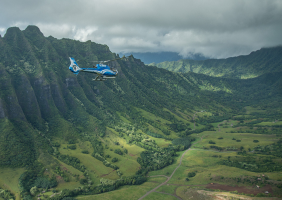 bluehawaiian full maui helicopter tour slide view