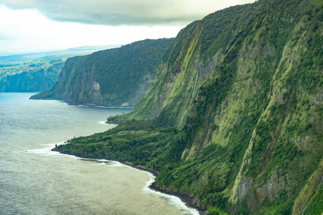 Kohala Coast Helicopter Tour Ocean Cliffs and Waterfalls Big Island