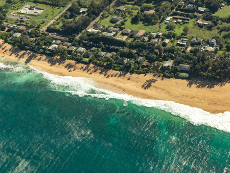 North Shore Aerial Pipeline Beach Oahu