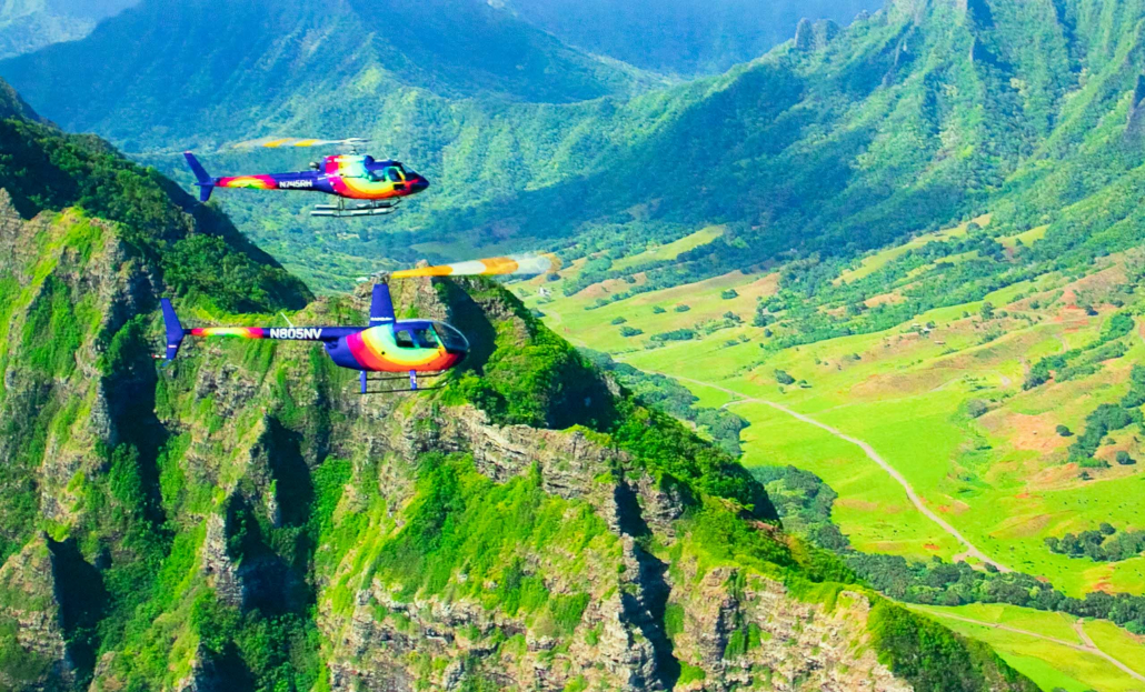 Rainbow Helicopters Types of Aircraft Screen Oahu