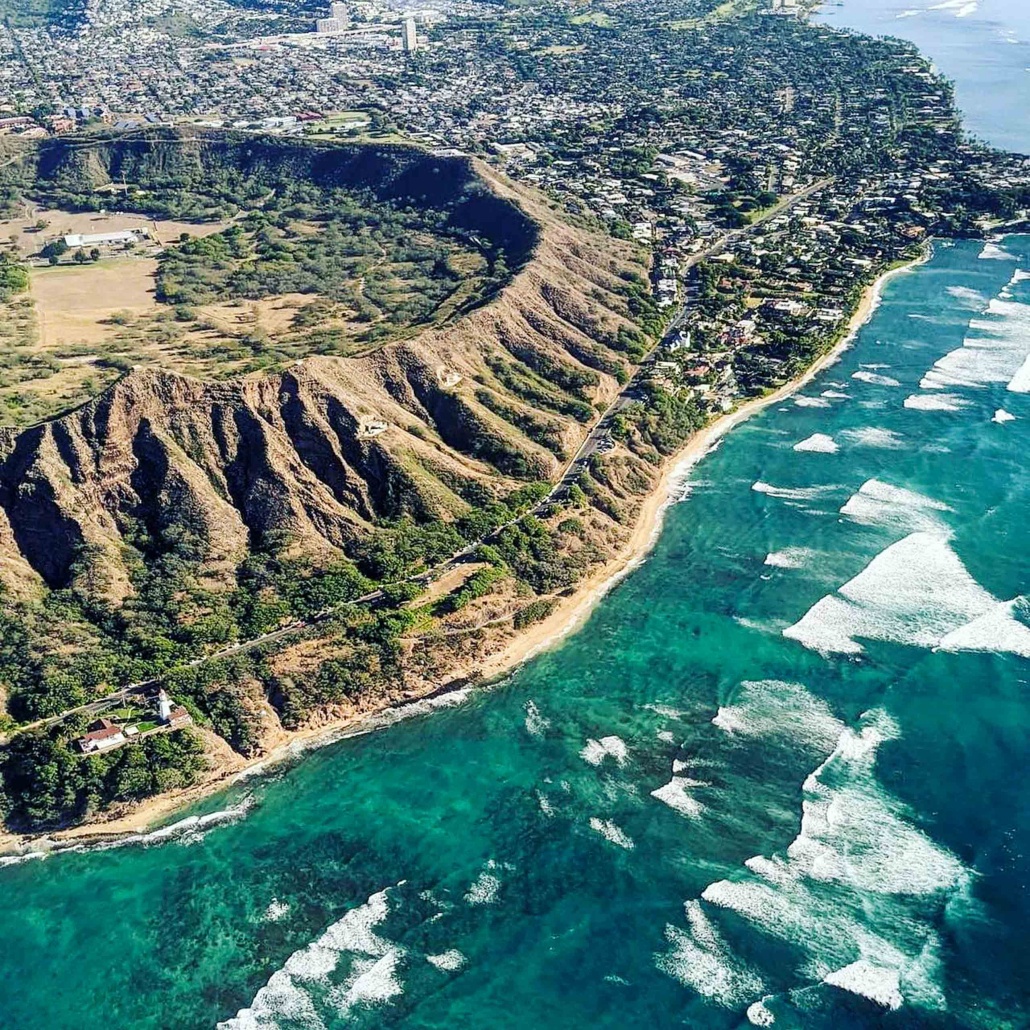bluehawaiian oahu aerial tour sights on view from above slide