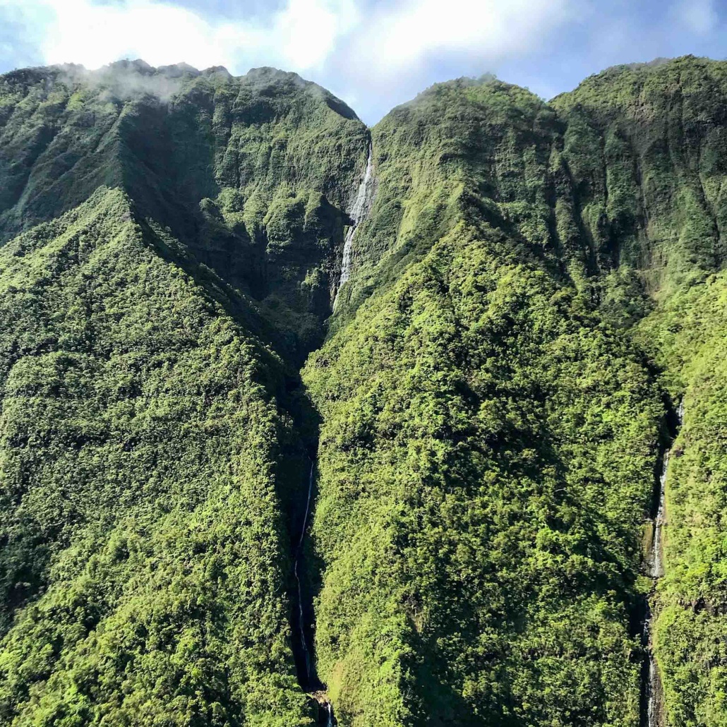 iflykauai kauai helicopter photo excursion tour namolokama waterfall