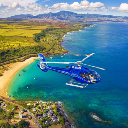 oahu blue hawaiian helicopter tour product images