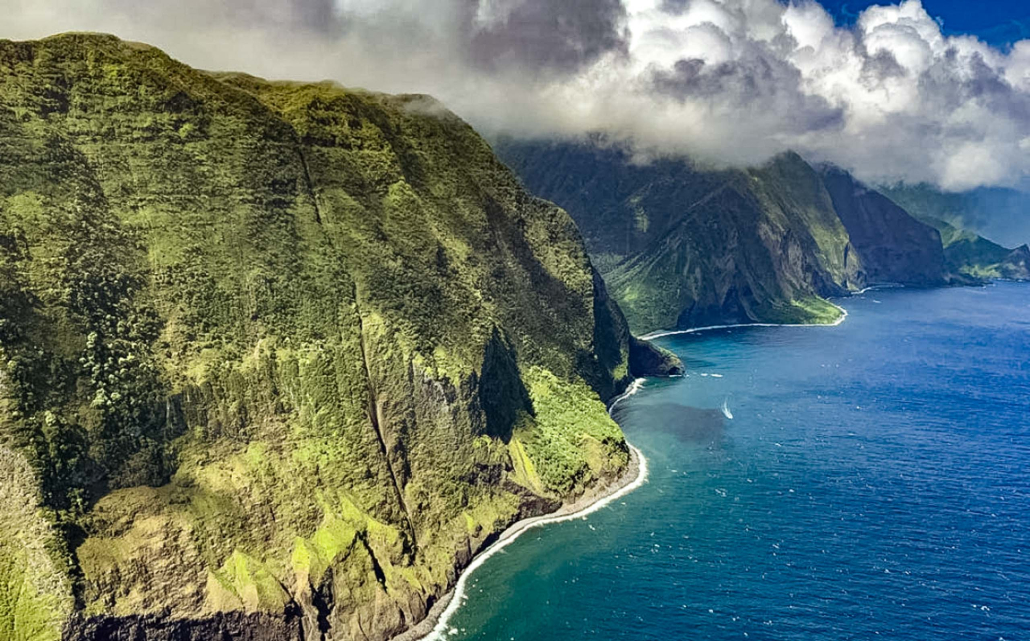 Air Maui Molokai Sea Cliffs