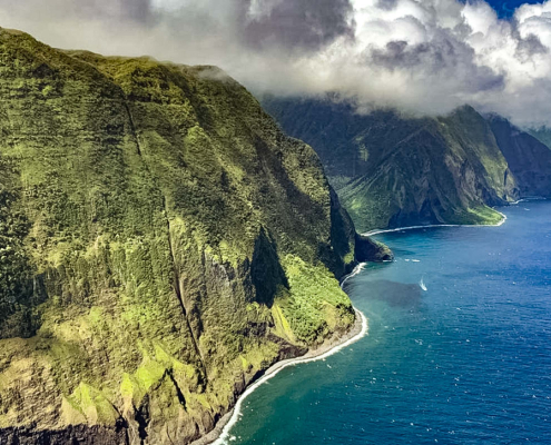 Air Maui Molokai Sea Cliffs