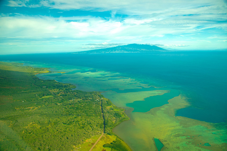 a birds eye view of mauis stunning natural beauty