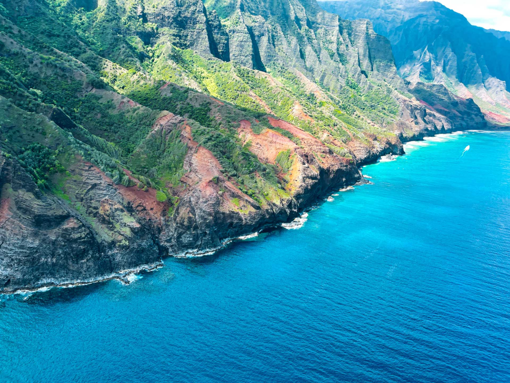 an amazing view of the islands natural beauty na pali coast kauai hawaii