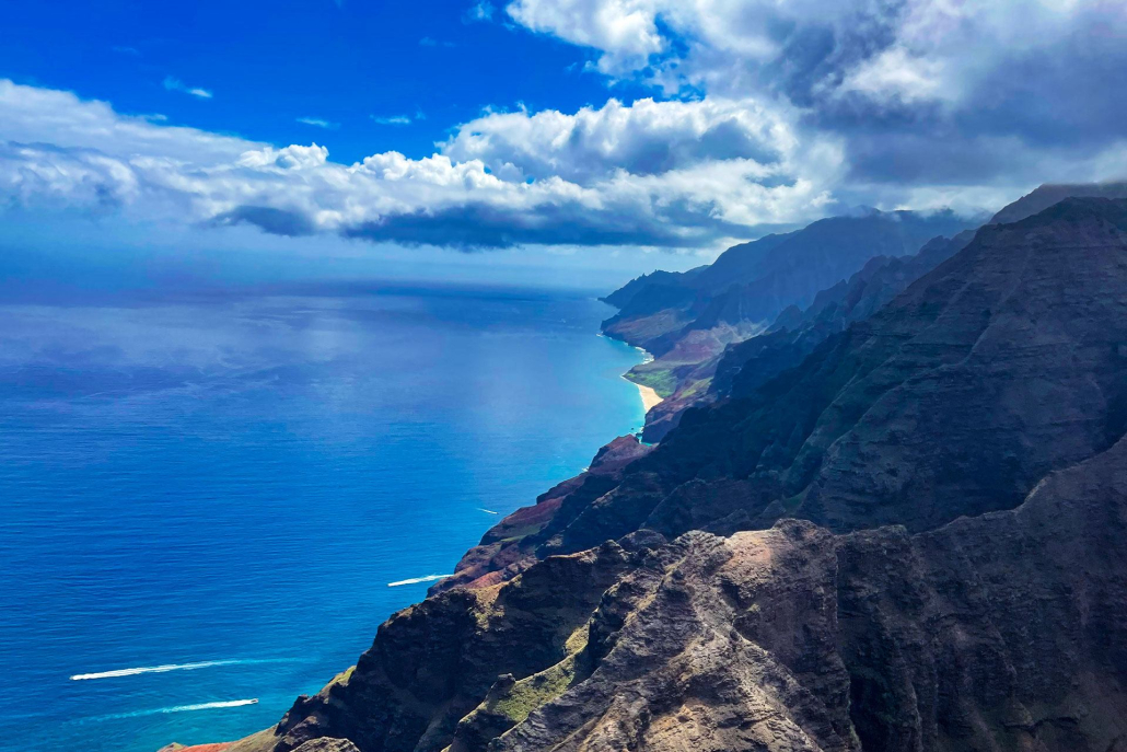 beautiful coastlines of na pali coast kauai hawaii