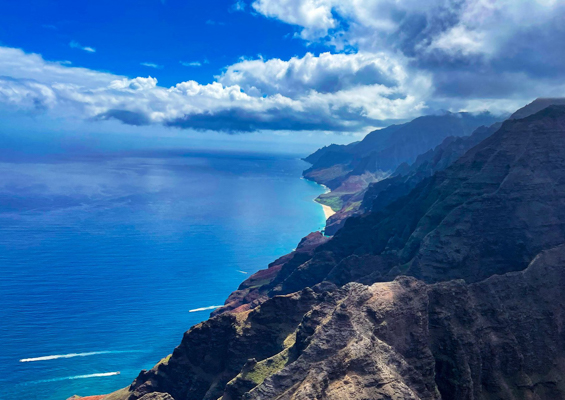 beautiful coastlines of na pali coast kauai hawaii slider