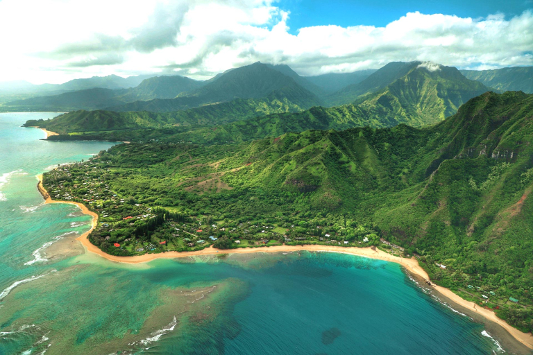 beautiful kauai aerial picture