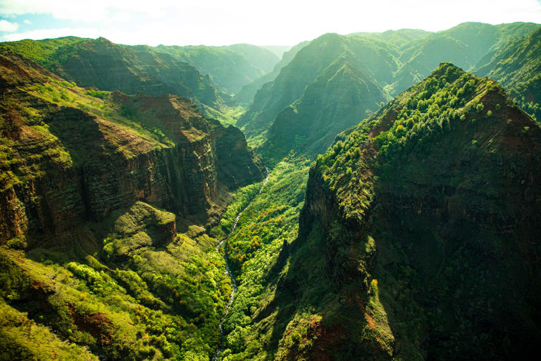 beautiful view of waimea canyon state park kauai hawaii
