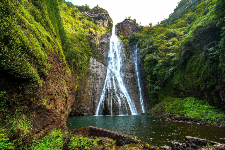 manawaiopuna waterfall in hanapepe valley kauai