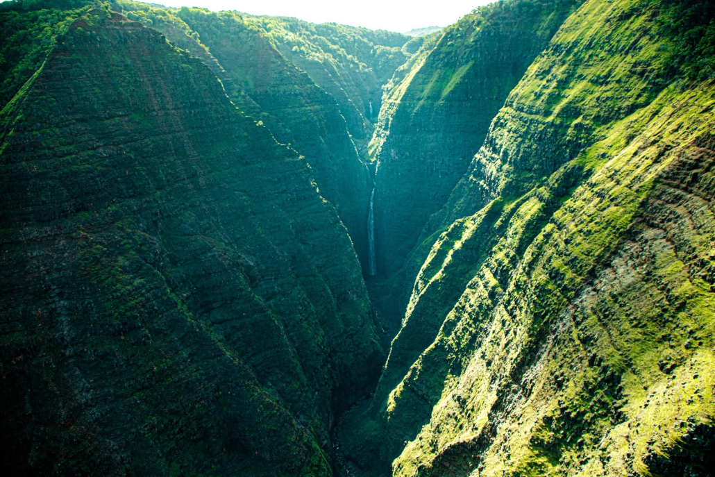 waimea canyon state park and hidden waterfalls kauai hawaii