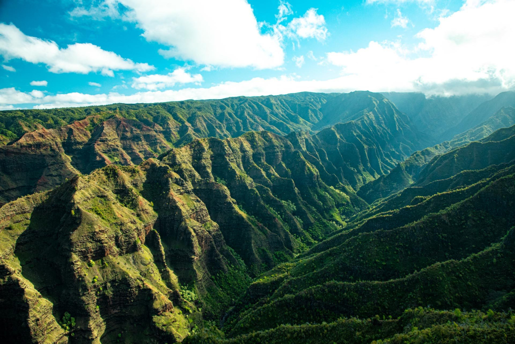 waimea canyon state park kauai hawaii