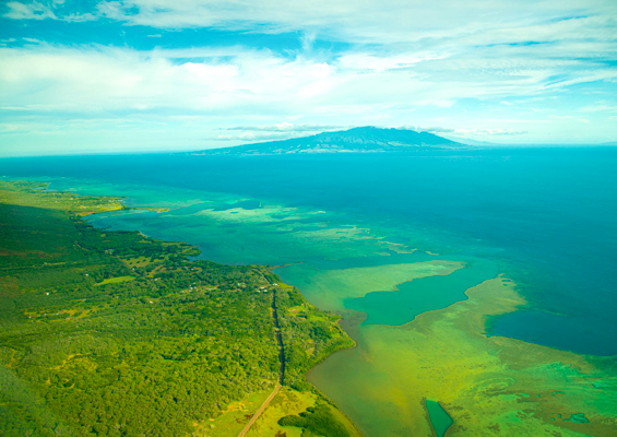 a birds eye view of mauis stunning natural beauty