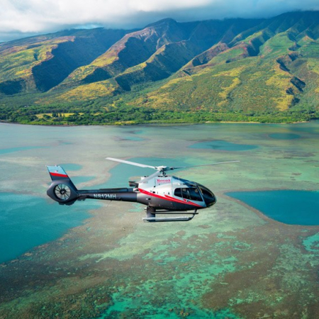 a dual helicopter tour of the islands unspoiled beauty maui hawaii