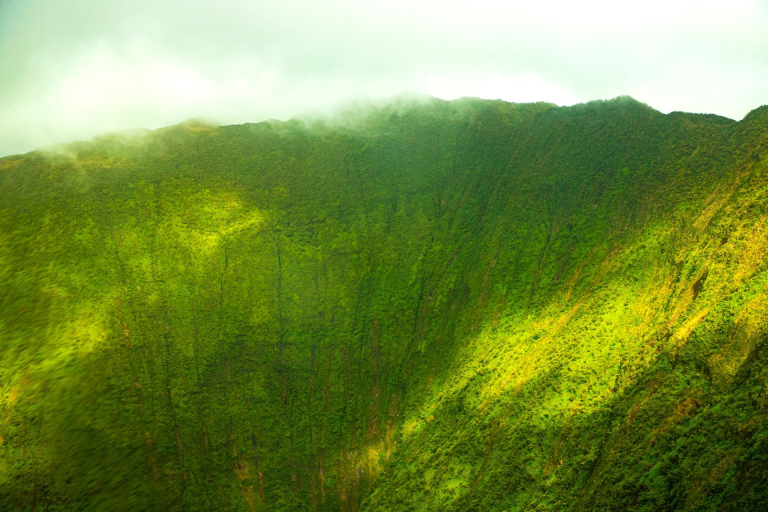 a unique helicopter tour that takes you over some of the most remote and untouched landscapes on maui