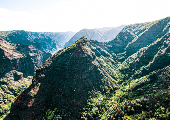amazing views of waimea canyon kauai hawaii slider