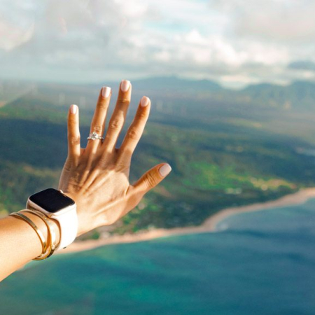 an incredible way to propose rainbow helicopters oahu
