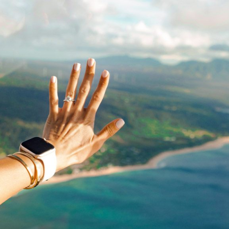 an incredible way to propose rainbow helicopters oahu