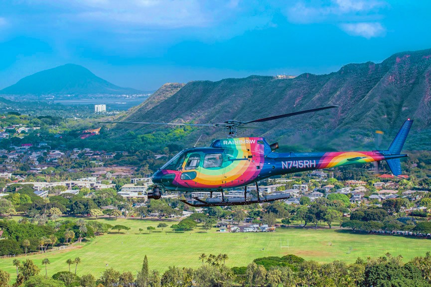 fully customizable photography flight services on oahu rainbow helicopters