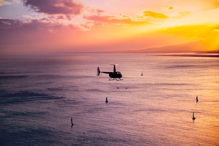 get a whole new perspective of waikiki from the sky rainbow helicopters oahu hawaii