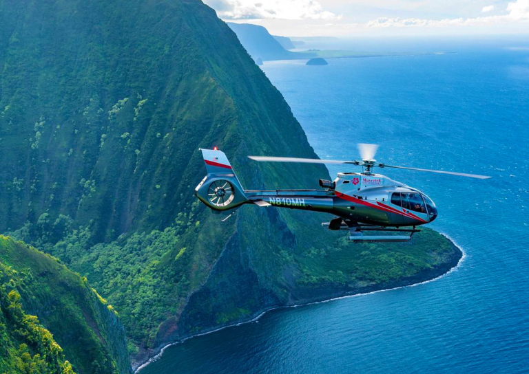 maverickhelicopter slide molokai voyage sightseeing