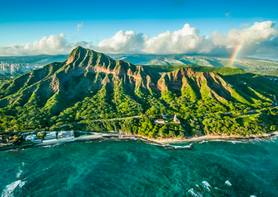 rainbowhelicopters path to pali diamond head crater