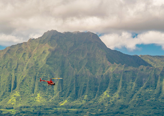 rainbowhelicopters path to pali slide mountain