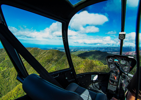 ride in a top of the line touring helicopter kauai hawaii slider