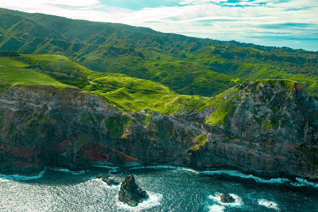 the helicopter tour offers views of some of the most iconic landmarks on maui
