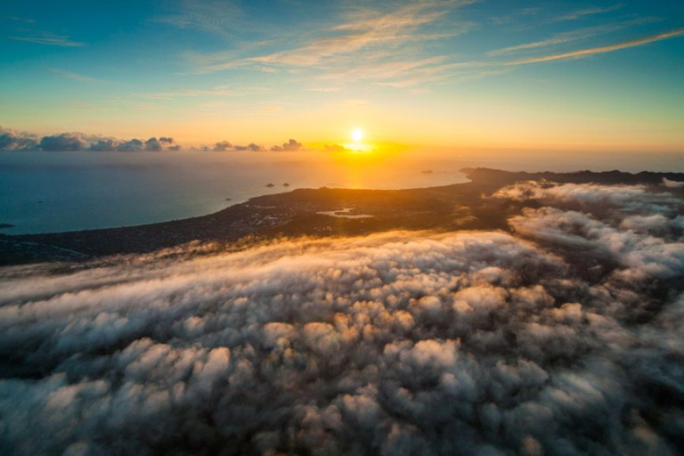 waikiki sunset flight rainbow helicopters oahu hawaii