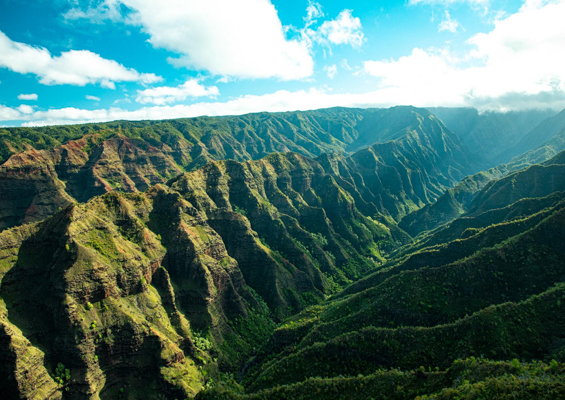 waimea canyon state park kauai hawaii slider