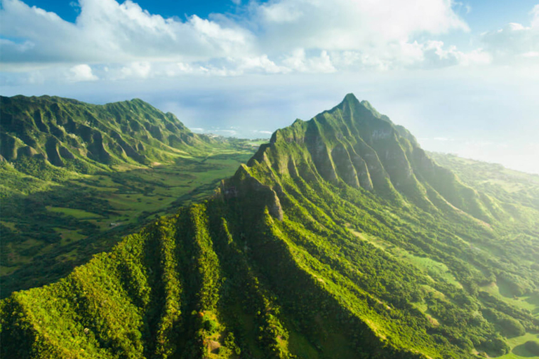windward coast royal crown of oahu tour rainbow helicopters oahu hawaii