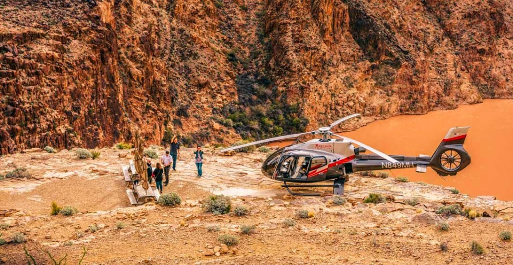 maverick helicopter grand canyon west bus air