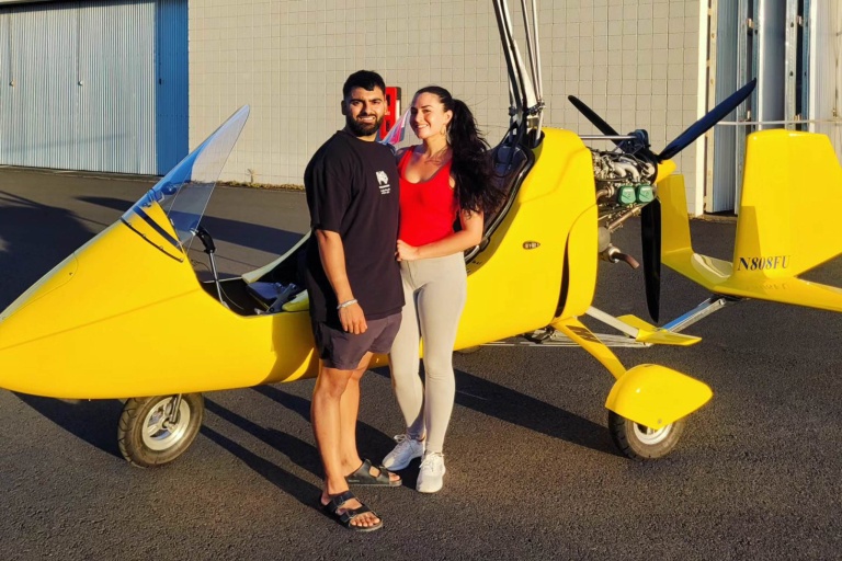 flyskylandair learn to fly a gyroplane couple
