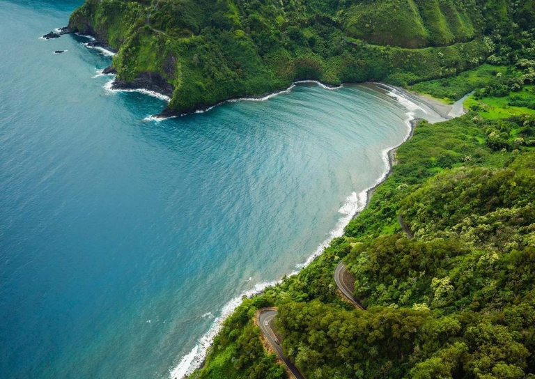 bluehawaiian hana haleakala sky adventure hana highway slide