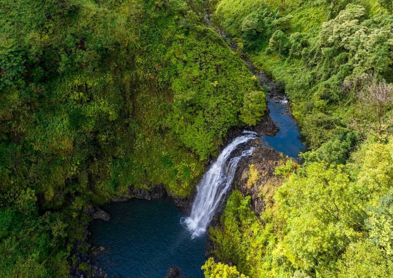 bluehawaiian hana haleakala sky adventure slide waterfalls on the road to hana