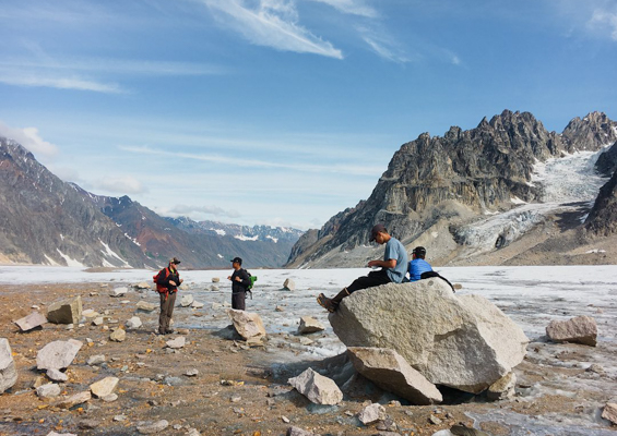 alaskahelicoptertours heli hiking tour slide