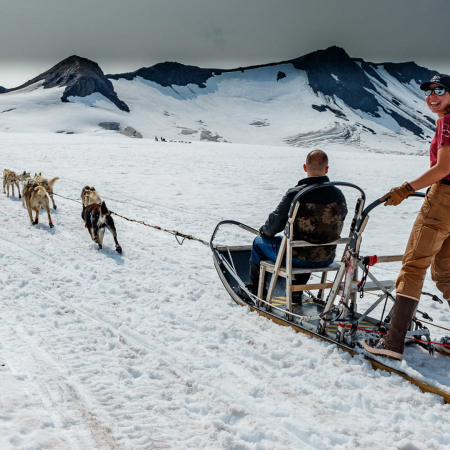 alaskahelicoptertours helicopter and glacier dogsled tour product images