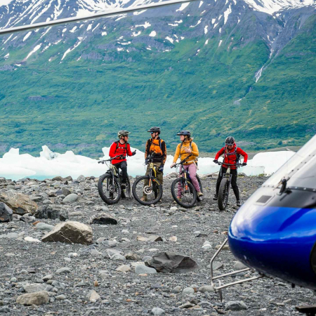 alaskahelicoptertours helicopter e mountain bikea dventure product images