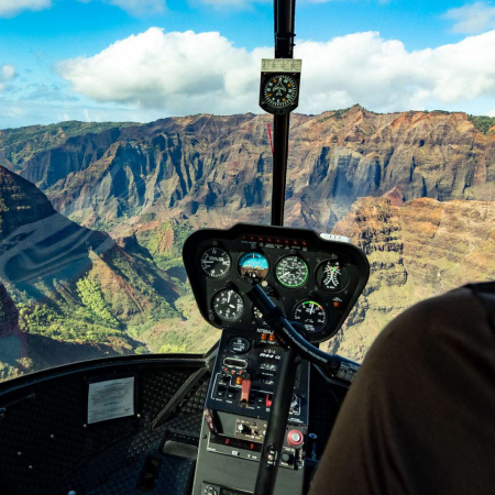slide waimea canyon helicopter kauai product image
